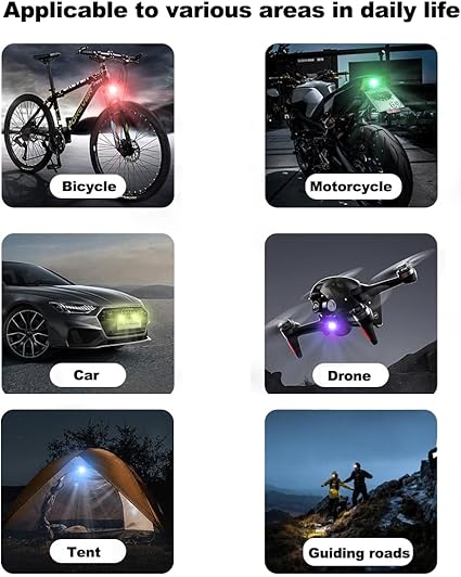 BIG UNIVERSAL 7 COLOR WATERPROOF STROBE LED LIGHT FOR BIKES,CARS,ALL VEHICLES